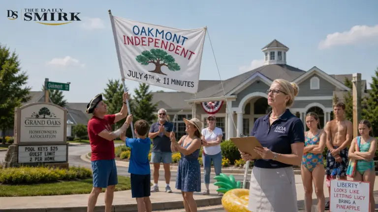 A neighborhood HOA declares independence from the United States