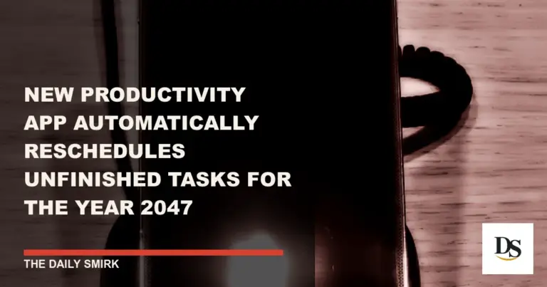 New Productivity App Automatically Reschedules Unfinished Tasks for the Year 2047