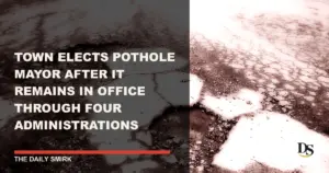 Town Elects Pothole Mayor After It Remains in Office Through Four Administrations