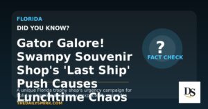 Gator Galore! Swampy Souvenir Shop's 'Last Ship' Push Causes Lunchtime Chaos - The Daily Smirk