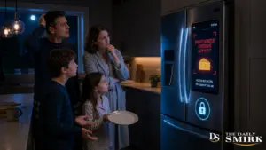 Family locked out of a smart refrigerator after unauthorized midnight cheese activity