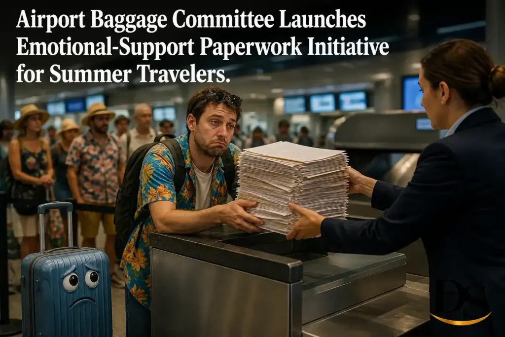 Airport Baggage Committee Launches Emotional-Support Paperwork Initiative for Summer Travelers
