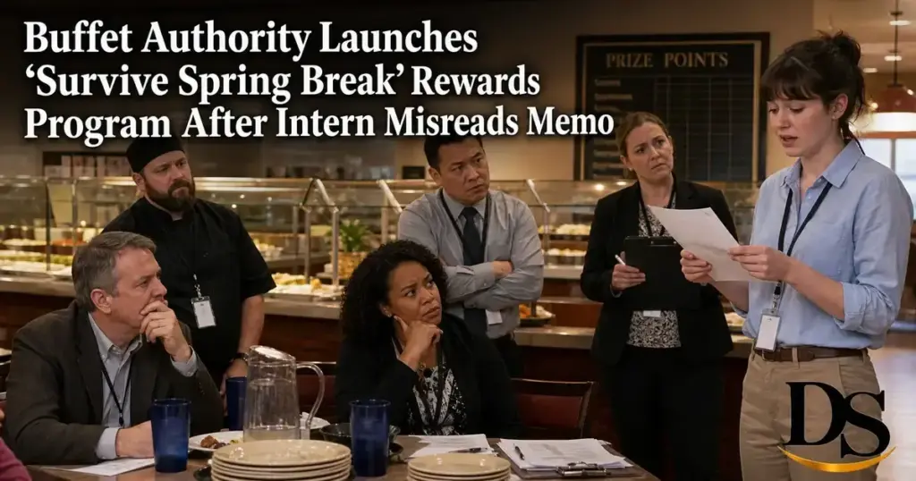Buffet Authority Launches ‘Survive Spring Break’ Rewards Program After Intern Misreads Memo