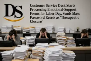 Customer Service Desk Starts Processing Emotional-Support Forms for Labor Day, Sends Mass Password Resets as ‘Therapeutic Closure’