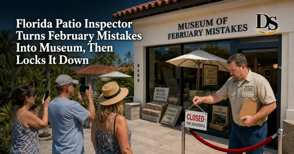Florida Patio Inspector Turns February Mistakes Into Museum, Then Locks It Down