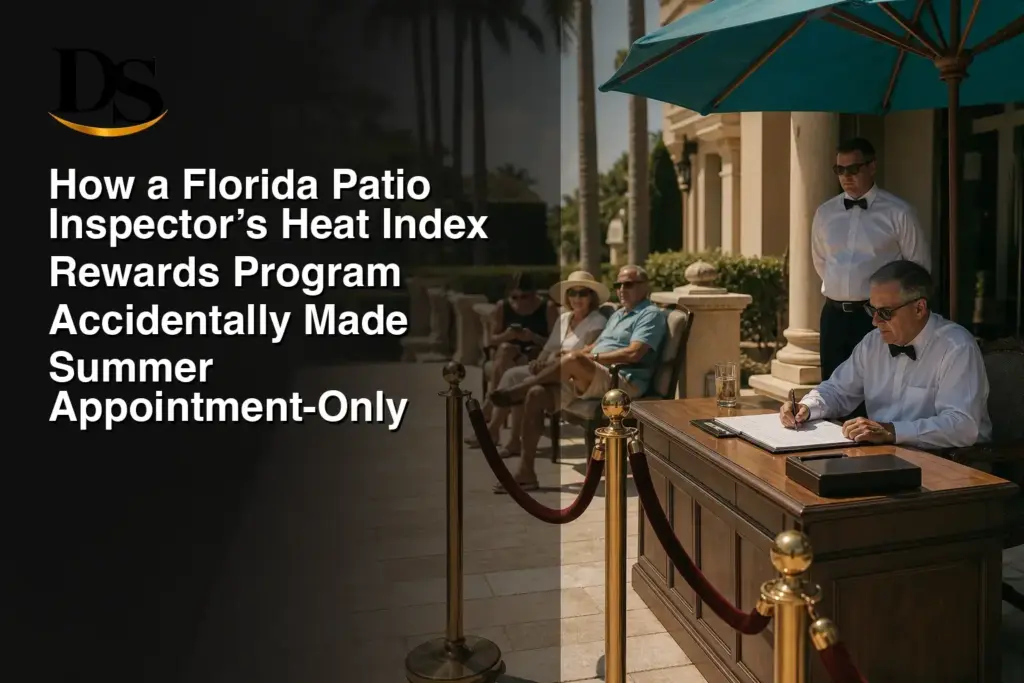 How a Florida Patio Inspector’s Heat Index Rewards Program Accidentally Made Summer Appointment-Only