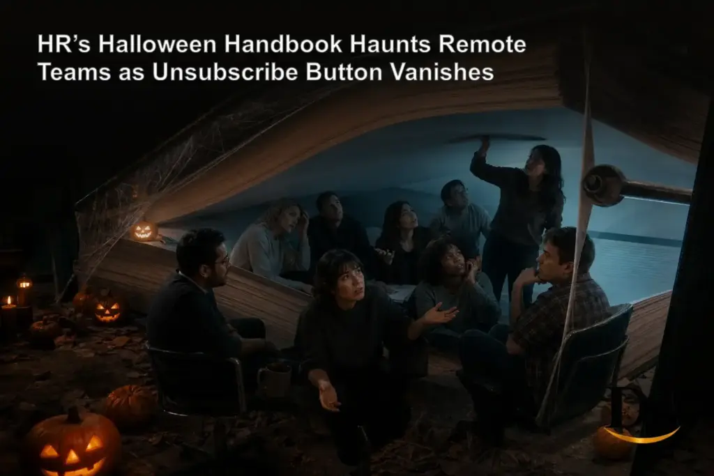 Featured image for article: HR’s Halloween Handbook Haunts Remote Teams as Unsubscribe Button Vanishes