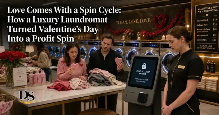 Love Comes With a Spin Cycle: How a Luxury Laundromat Turned Valentine’s Day Into a Profit Spin