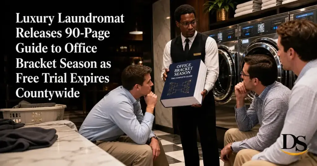 Luxury Laundromat Releases 90-Page Guide to Office Bracket Season as Free Trial Expires Countywide