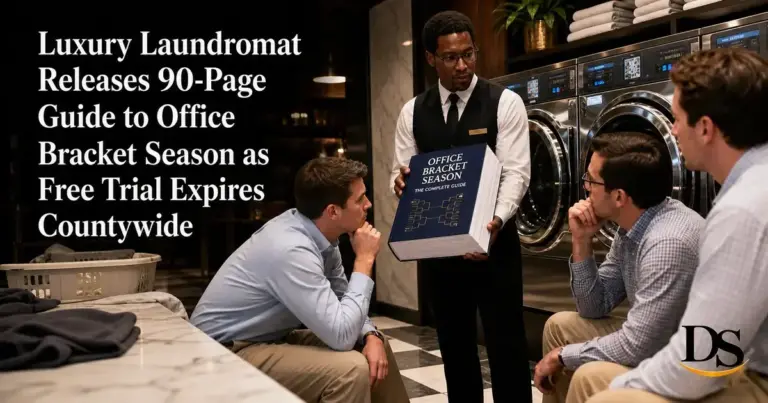 Luxury Laundromat Releases 90-Page Guide to Office Bracket Season as Free Trial Expires Countywide