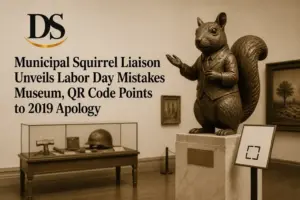 Municipal Squirrel Liaison Unveils Labor Day Mistakes Museum, QR Code Points to 2019 Apology