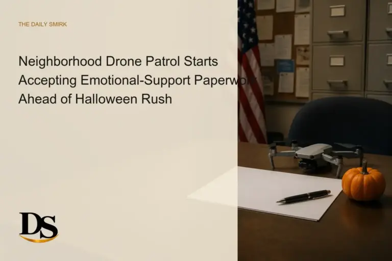 Neighborhood Drone Patrol Starts Accepting Emotional-Support Paperwork Ahead of Halloween Rush