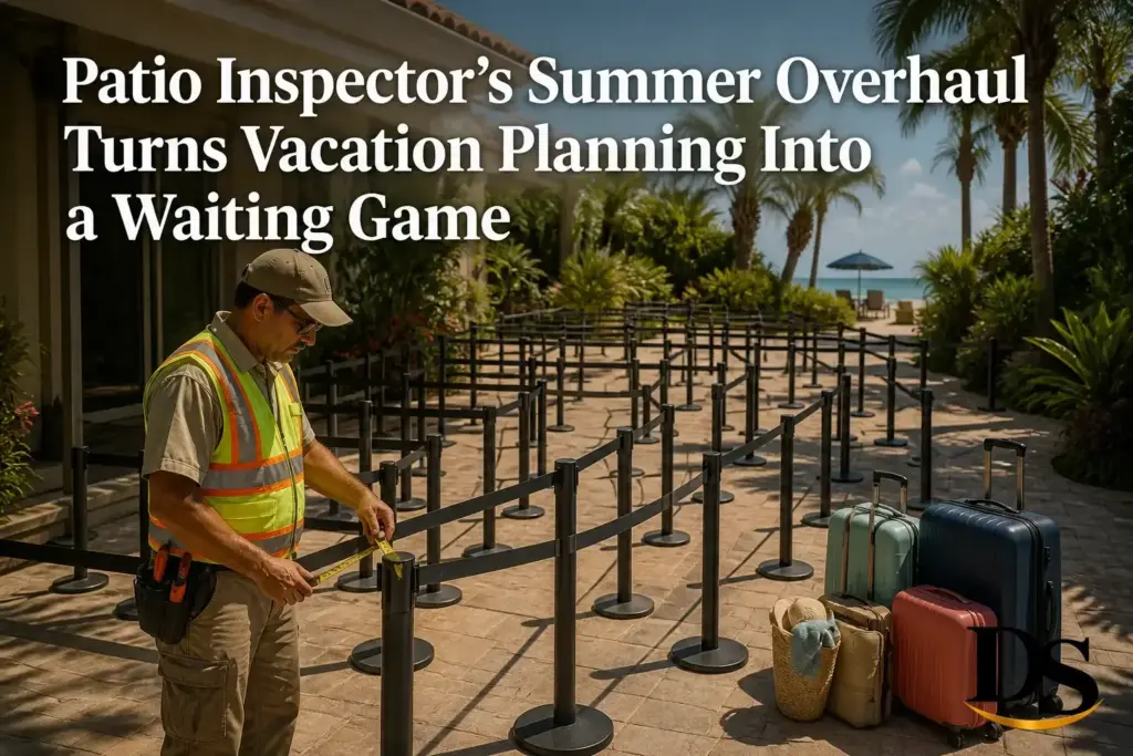 Patio Inspector’s Summer Overhaul Turns Vacation Planning Into a Waiting Game