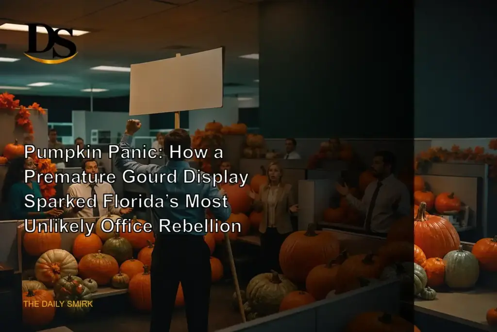 Pumpkin Panic: How a Premature Gourd Display Sparked Florida’s Most Unlikely Office Rebellion