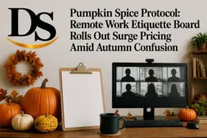 Pumpkin Spice Protocol: Remote Work Etiquette Board Rolls Out Surge Pricing Amid Autumn Confusion