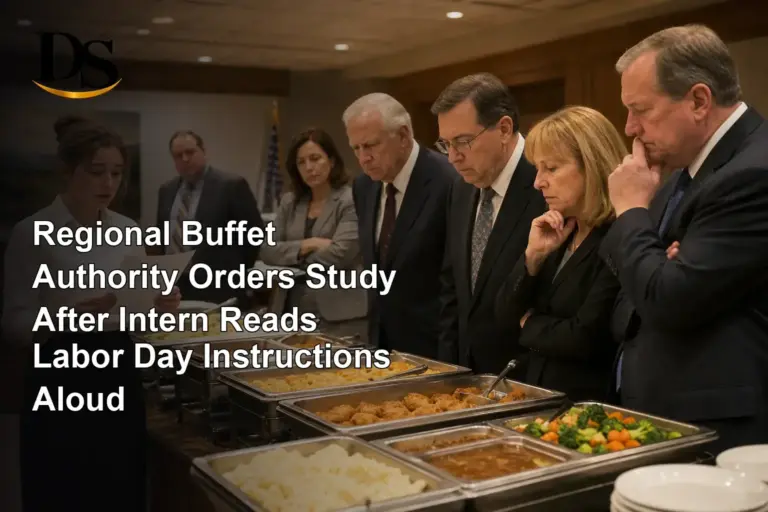 Regional Buffet Authority Orders Study After Intern Reads Labor Day Instructions Aloud