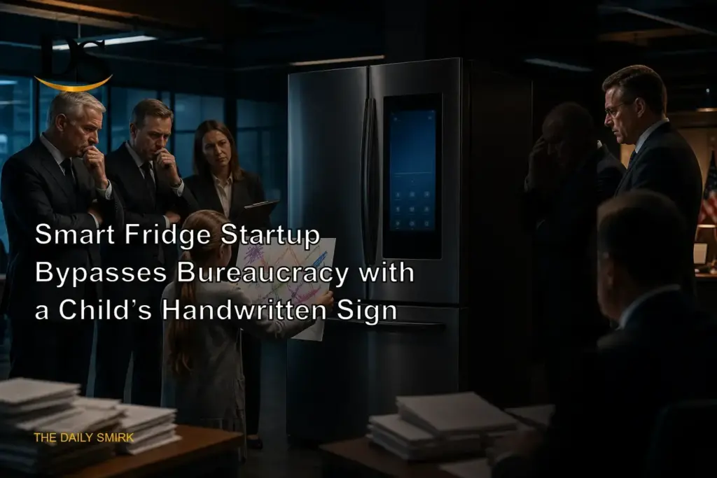 Smart Fridge Startup Bypasses Bureaucracy with a Child’s Handwritten Sign