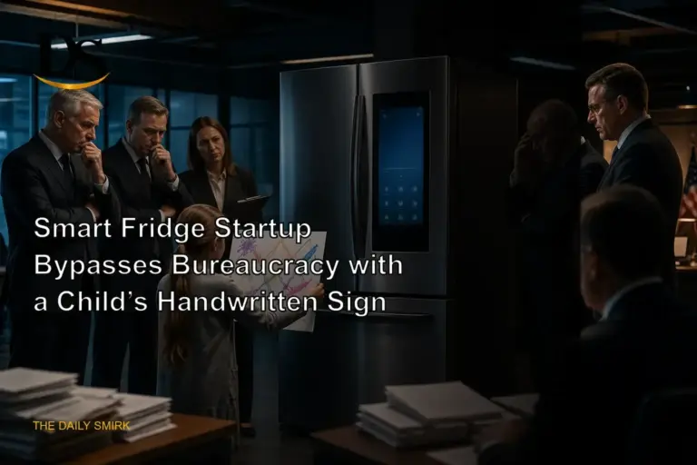 Smart Fridge Startup Bypasses Bureaucracy with a Child’s Handwritten Sign