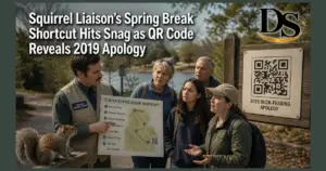 Squirrel Liaison’s Spring Break Shortcut Hits Snag as QR Code Reveals 2019 Apology