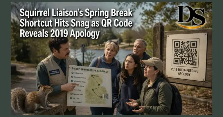 Squirrel Liaison’s Spring Break Shortcut Hits Snag as QR Code Reveals 2019 Apology