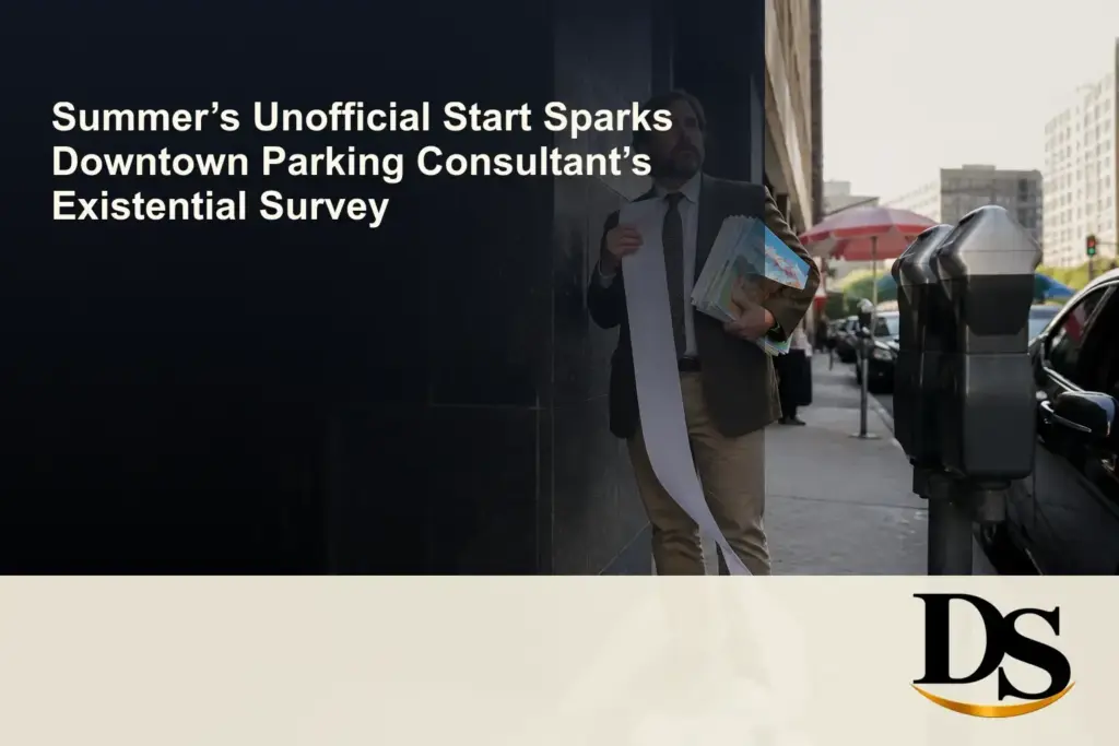Summer’s Unofficial Start Sparks Downtown Parking Consultant’s Existential Survey