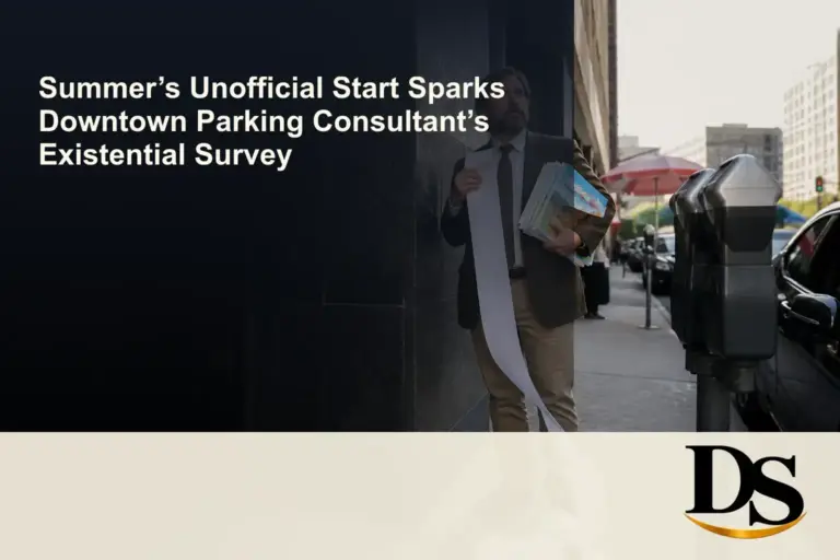 Summer’s Unofficial Start Sparks Downtown Parking Consultant’s Existential Survey