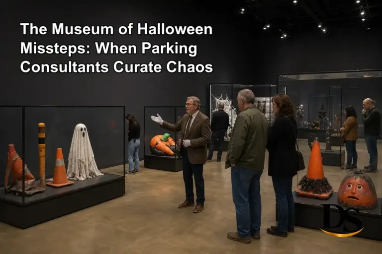 The Museum of Halloween Missteps: When Parking Consultants Curate Chaos